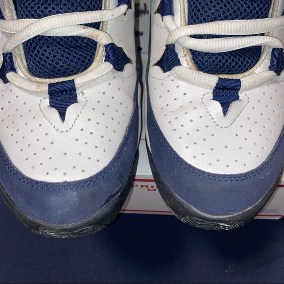 Mens Fila Grant Hill 1 shoes size 8 white and navy - Picture 10 of 11